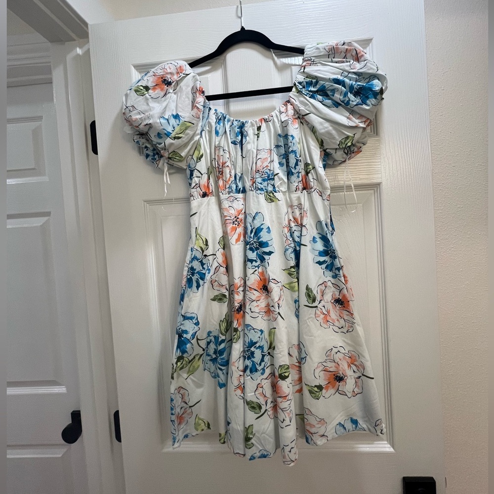 A&F puff sleeve dress